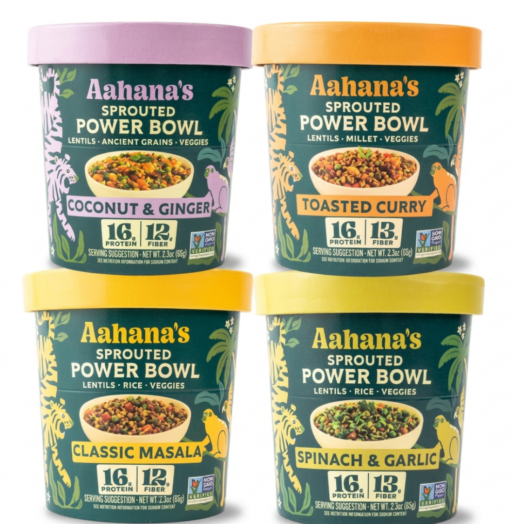 Sprouted Power Bowl Variety Pack | Try All Flavors – Aahana's Naturals
