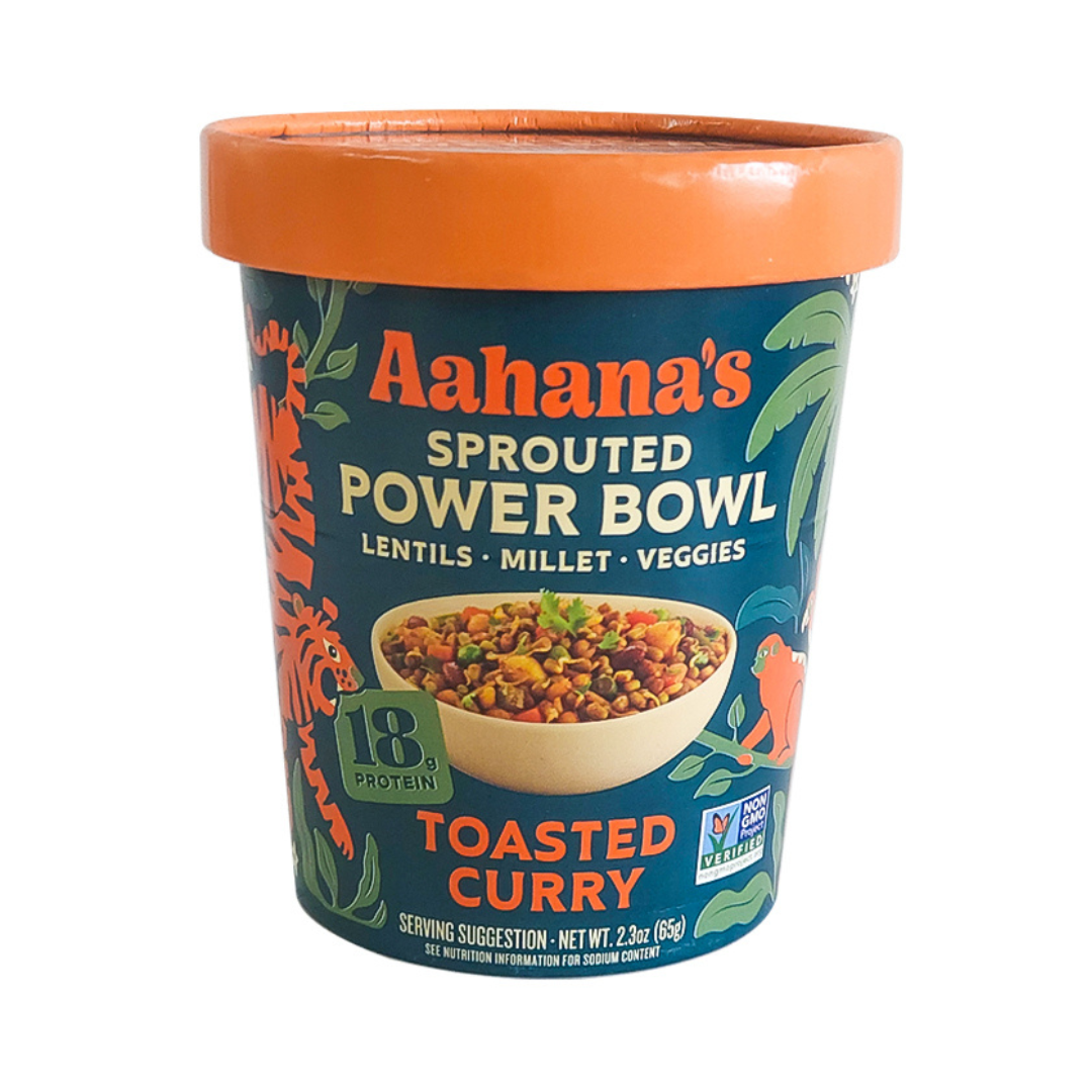 Toasted Curry Sprouted Power Bowl (6 Pack) | Aahana's Naturals